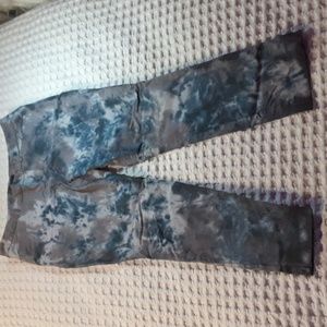 Tie dyed pants, Worthington, size 8, slim fit
